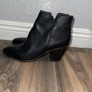 Franco Sarto Black Ankle Boots size 9.5